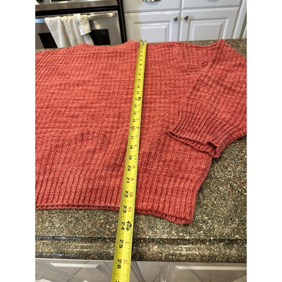 VTG TOBRUK Sweater Mens M Crew Neck Cotton cottage core Fisherman terracota - Picture 5 of 8